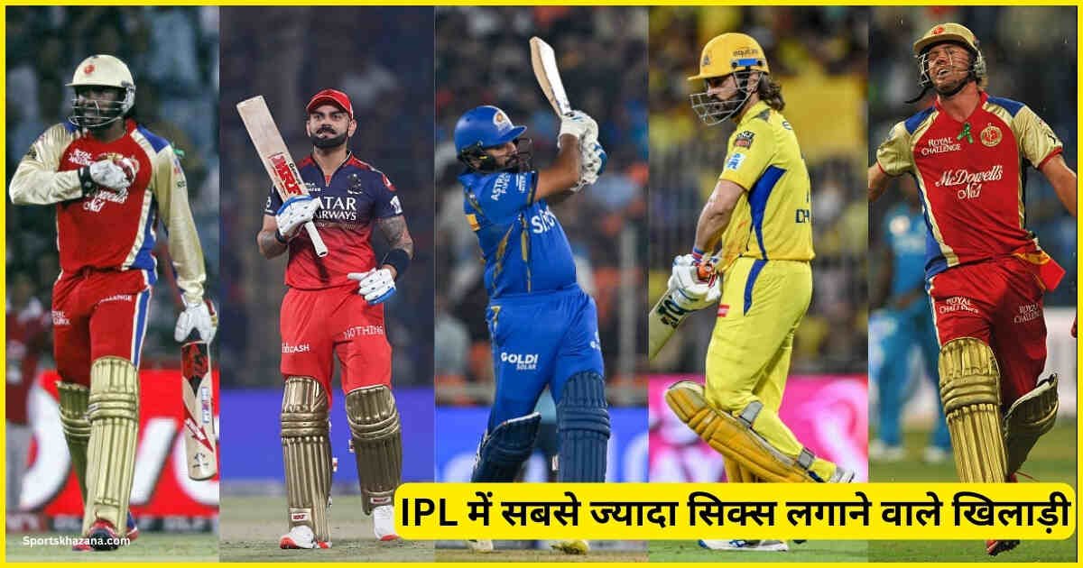 IPL Me Sabse Jyada Six