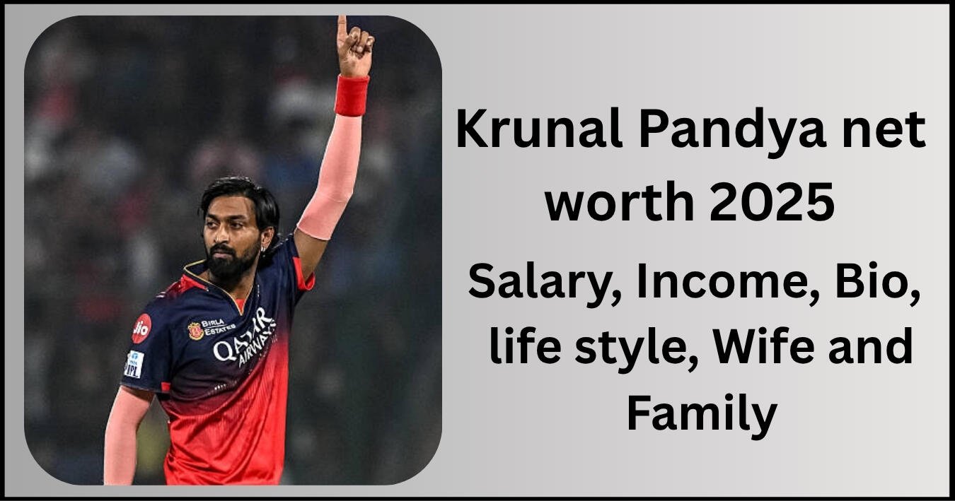Krunal pandya Net worth